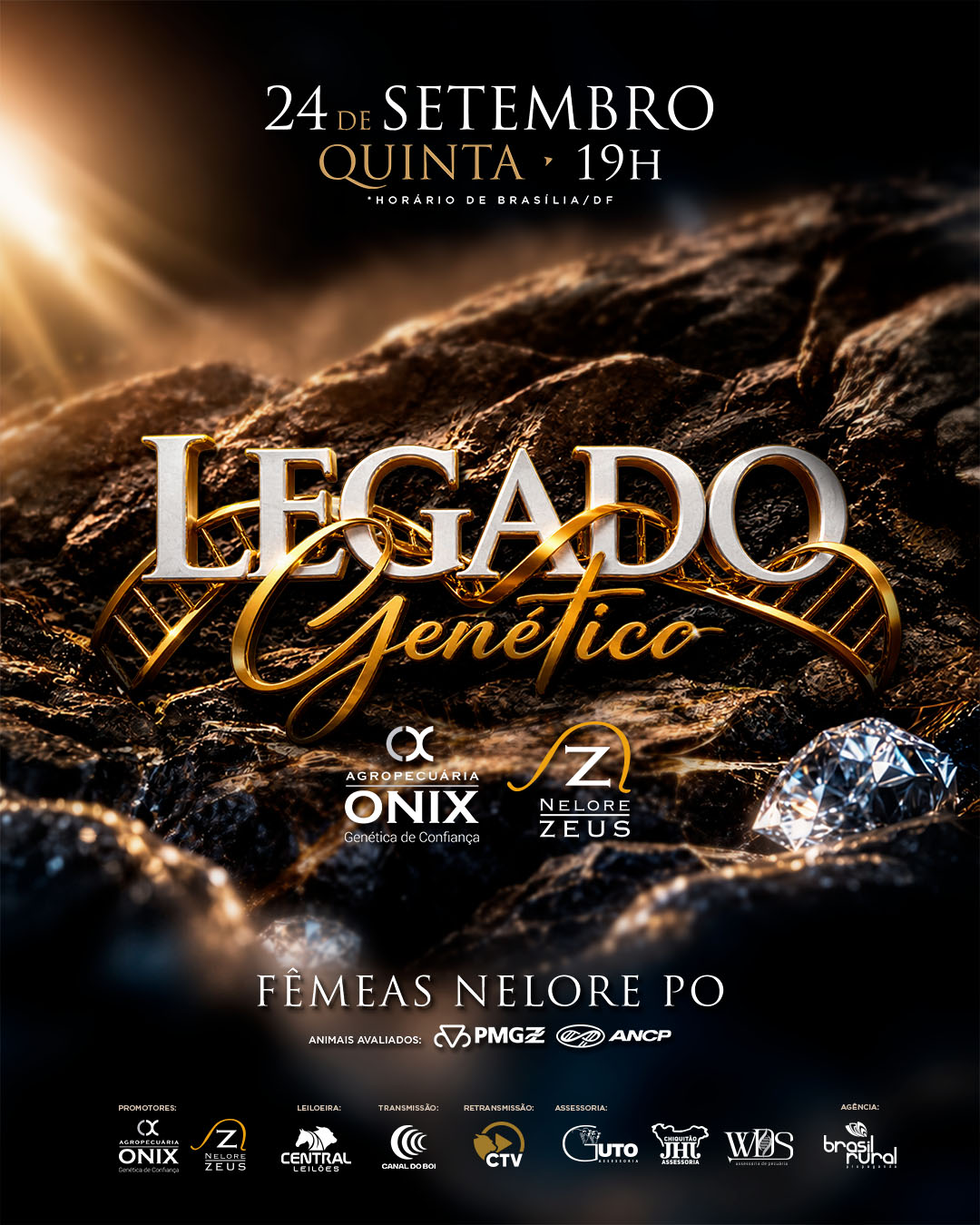 LEILÃO LEGADO GENÉTICO ÔNIX & ZEUS