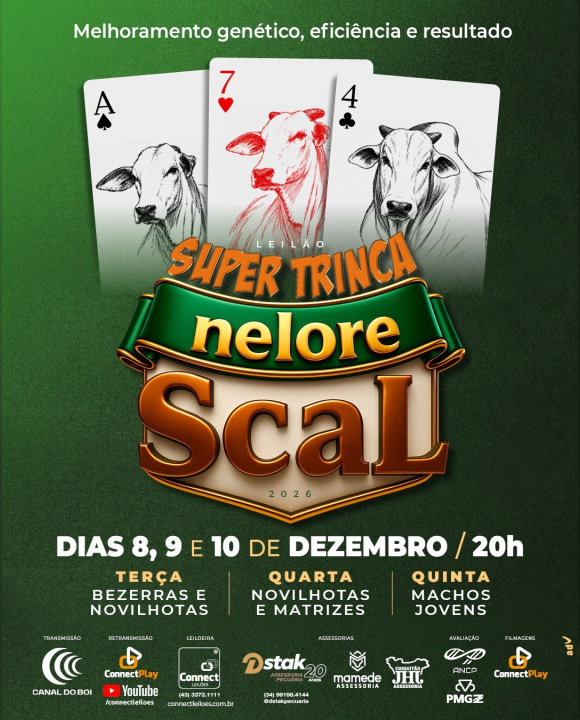 LEILÃO SUPER TRINCA - NELORE SCAL