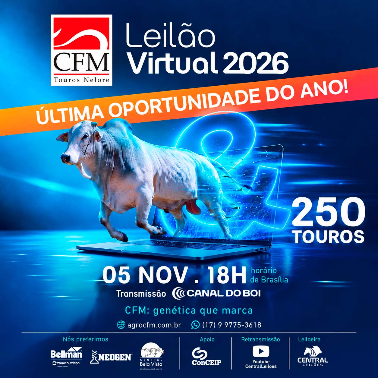 LEILÃO VIRTUAL CFM