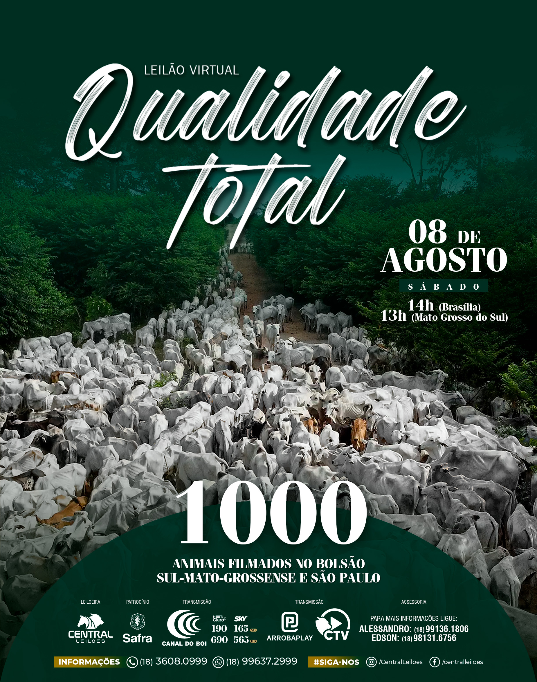 LEILÃO VIRTUAL QUALIDADE TOTAL